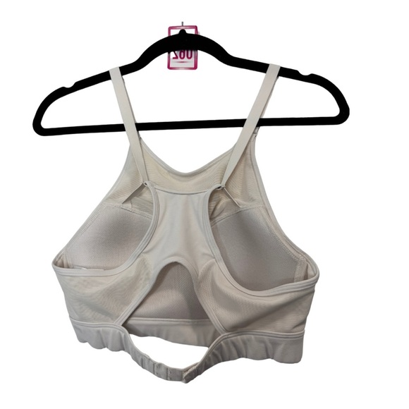 Gymshark Mesh Neckline Sports Bra White - Picture 4 of 9